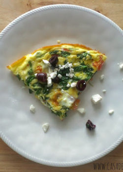greek frittata keto