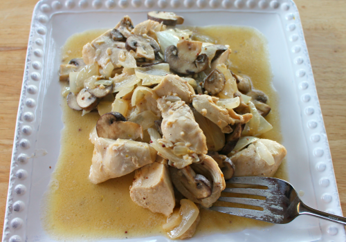 Turkey with Mustard Mascarpone Marsala Sauce #SundaySupper