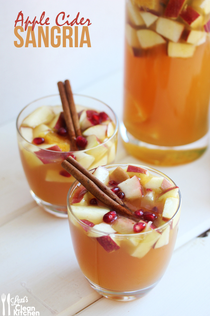 Apple Cider Sangria - my fave recipe! {here}