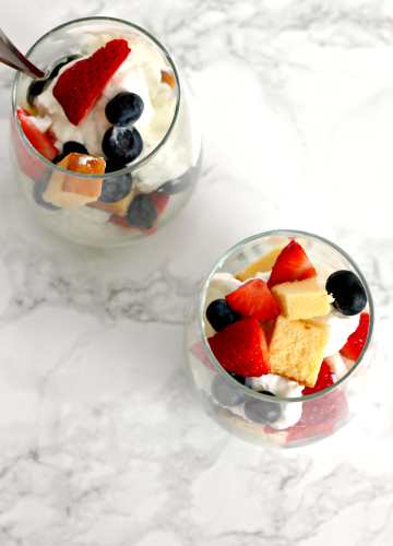 Berry Yogurt Trifle for Valentine's Day