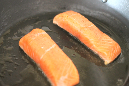 Pan fried salmon #SundaySupper