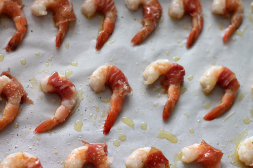 Prosciutto Wrapped Shrimp for #SundaySupper