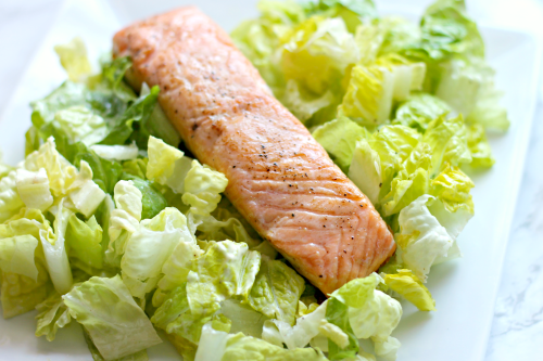 Salmon Caesar for #SundaySupper