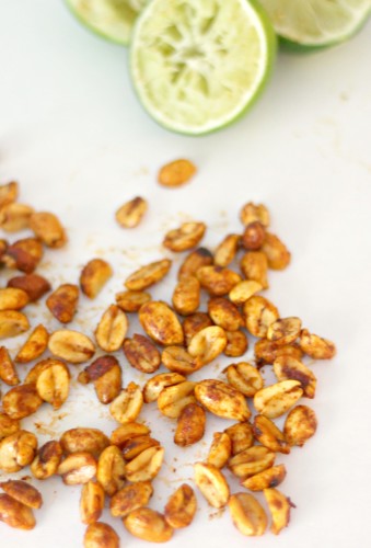 chili lime peanuts for #SundaySupper