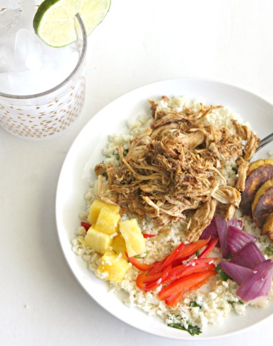 jerk chicken rice bowls for #weekdaysupper - have dinner ready in under 30 minutes!