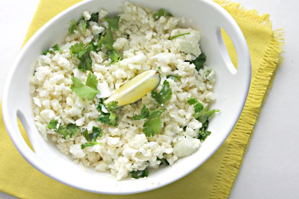 Cilantro-Lime Cauliflower “Rice”