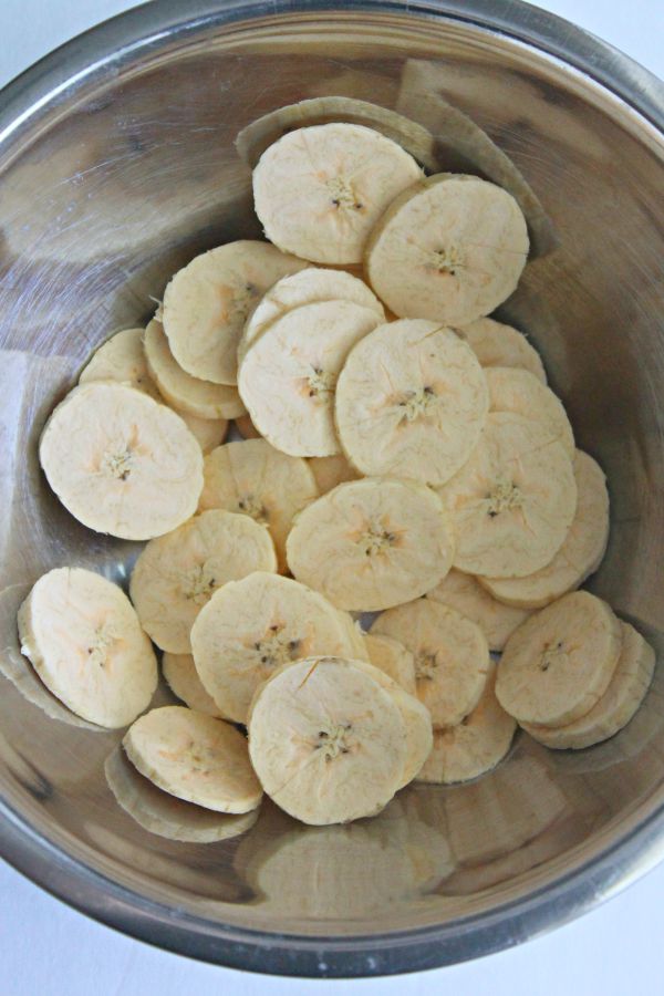 Making homemade plantain chips is insanely easy. You'll never buy a bag from the store again!