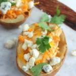 Buffalo Chicken Potato Skins