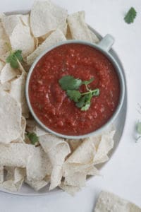 easy homemade blender salsa