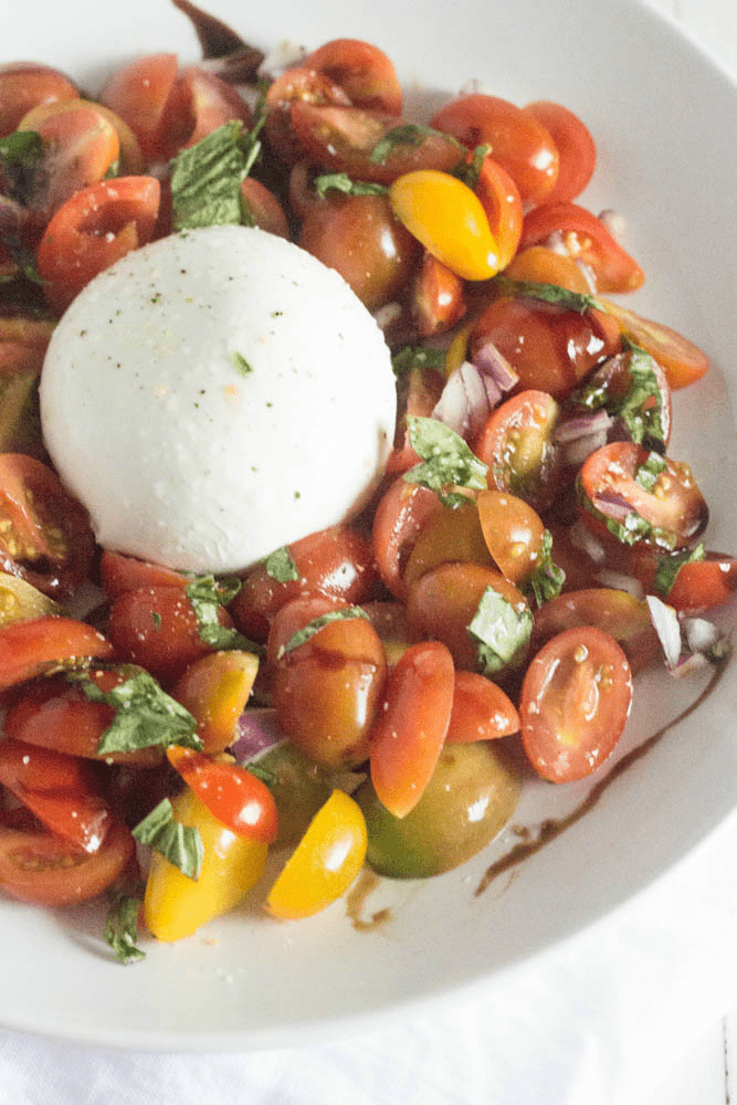 Tomato Caprese with Burrata