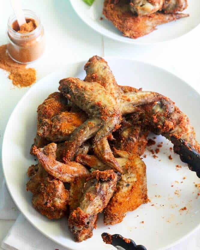 Buffalo Spice Rub Chicken Wings | casadecrews.com
