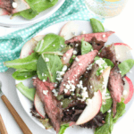 Balsamic Steak and Grilled Peach Salad
