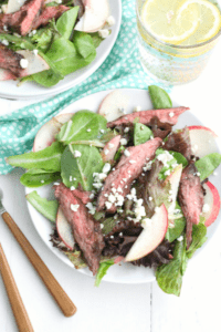 Balsamic Steak and Grilled Peach Salad