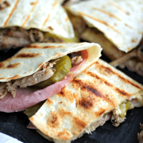 Cuban Sandwich Quesadillas Casa de Crews