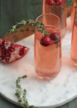 Sparkling Berry and Pomegranate Mocktail