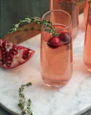 Sparkling Berry and Pomegranate Mocktail