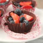 chocolate fruit cups