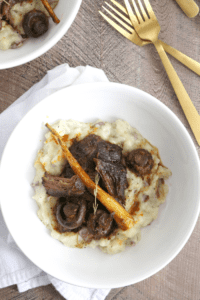 Coffee Rubbed Pot Roast with Balsamic Fig Sauce