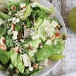 Pear, Apple, and Blue Cheese Chicken Salad