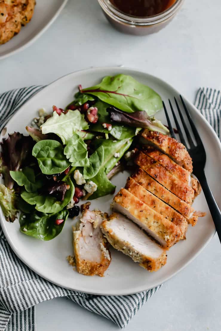 Almond Breaded Pork Chops in the air fryer