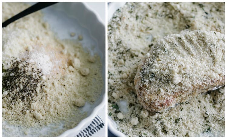 Breaded Pork Chops using almond flour