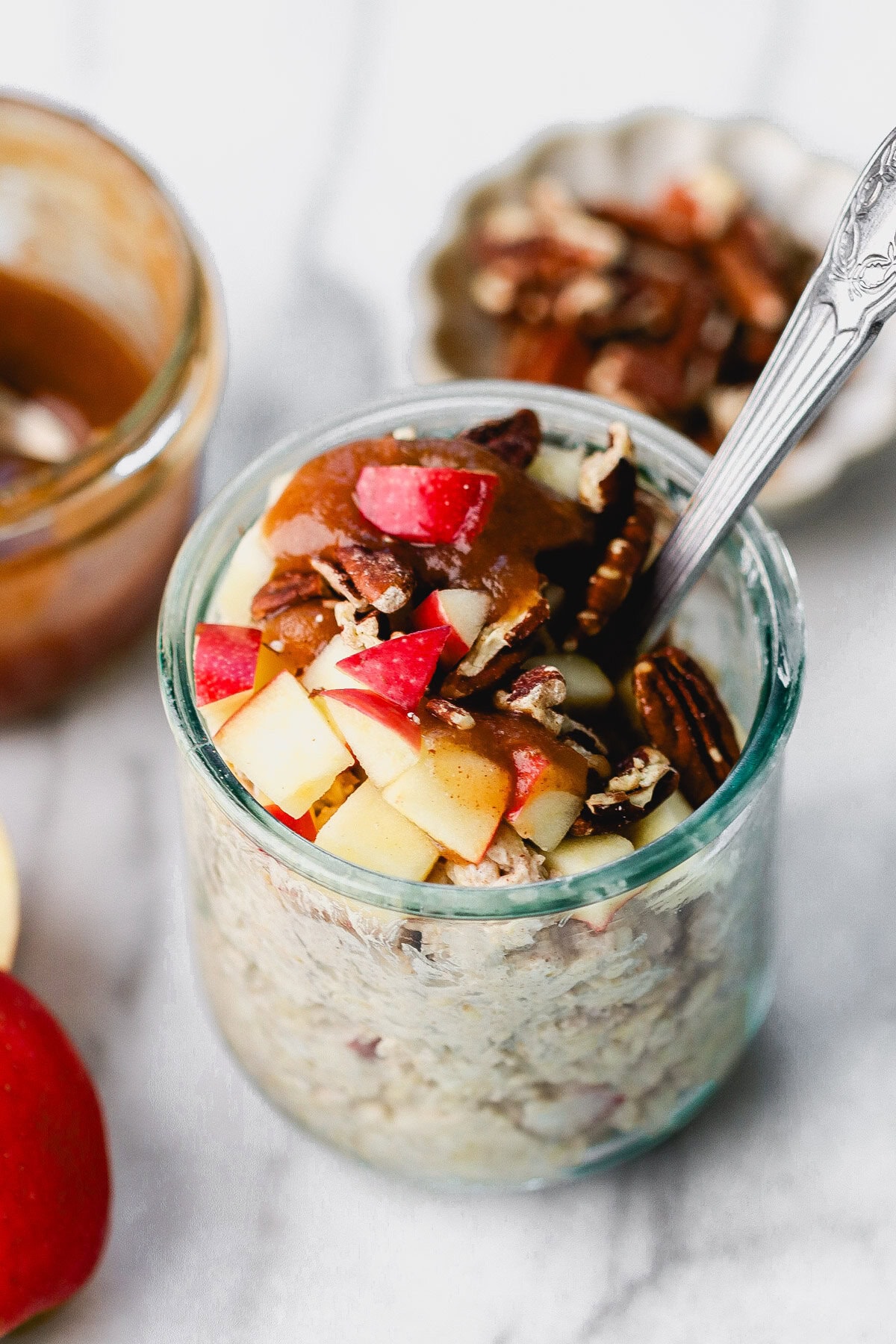 apple pie overnight oats