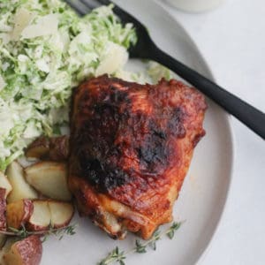 Apple Butter and Chipotle Chicken Thighs