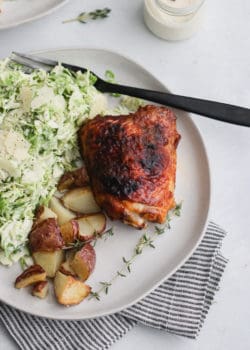 Apple Butter and Chipotle Chicken Thighs