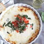 Creamy Mozzarella Dip with Burrata and Basil