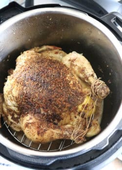Instant Pot Whole Chicken: ready in 45 minutes!