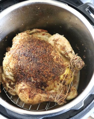 Instant Pot Whole Chicken: ready in 45 minutes!