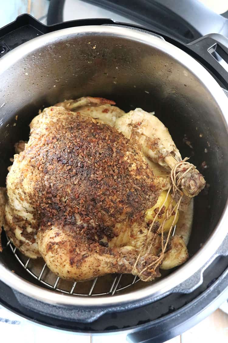 Instant Pot Whole Chicken with Rotisserie Seasoning