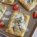 Strawberry, Thyme, and Goat Cheese Hand Pies