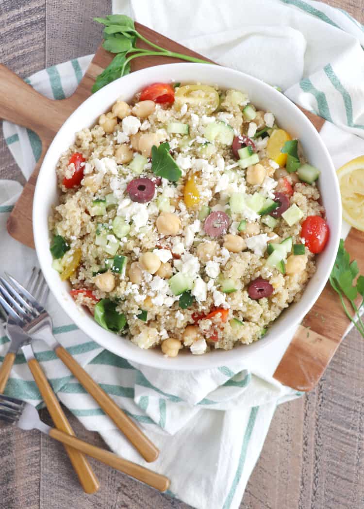 Mediterranean Quinoa Salad