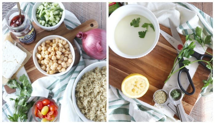 Chopped Mediterranean Quinoa Salad