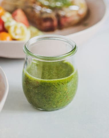 roasted garlic pistachio pesto