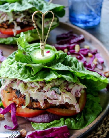 Grilled Jerk Chicken Burgers #whole30 #keto #paleo