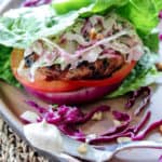 Grilled Jerk Chicken Burgers