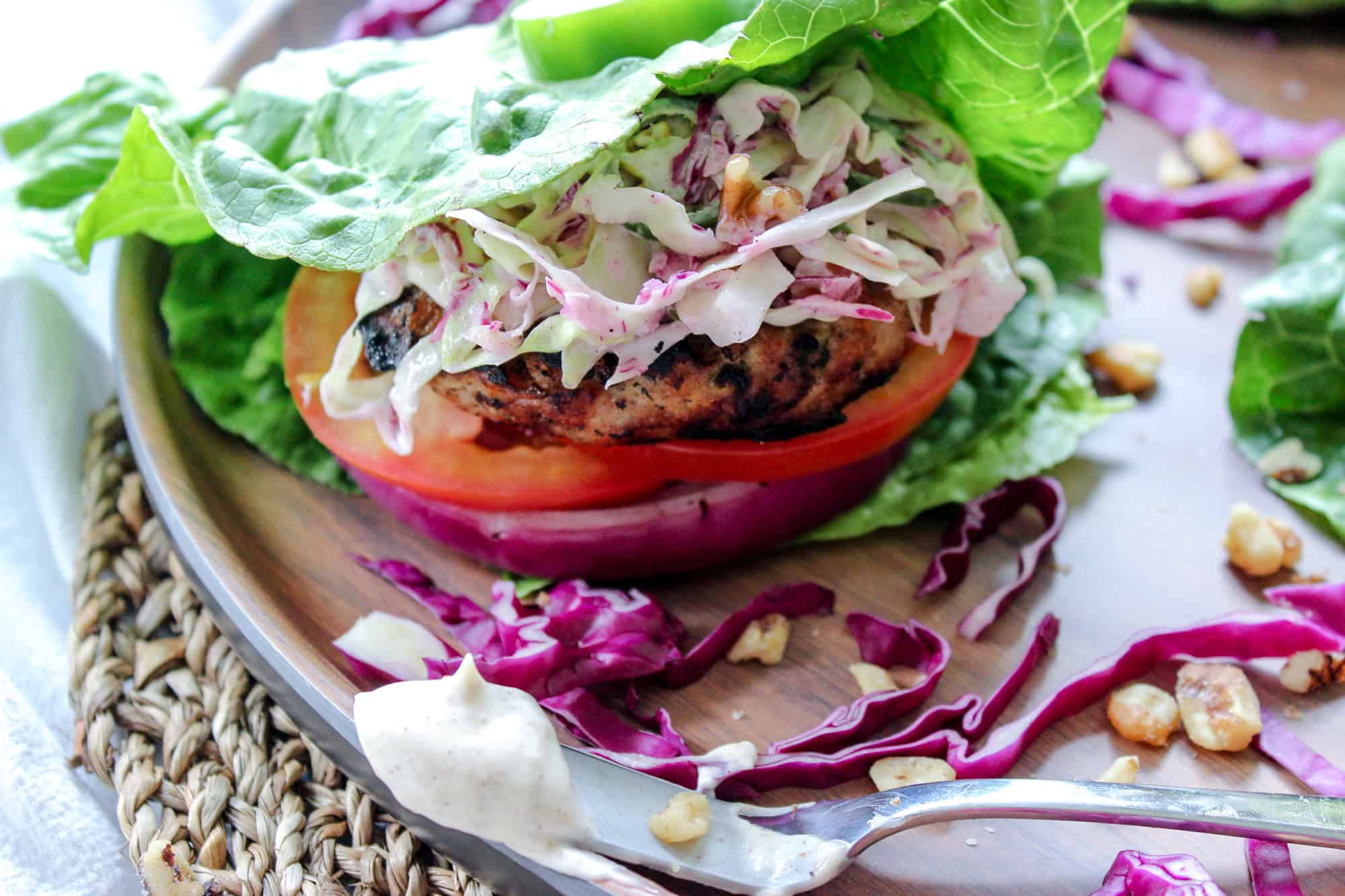 Grilled Jerk Chicken Burgers #whole30 #keto #paleo