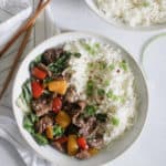 Whole 30 Beef Stir Fry in the Slow Cooker