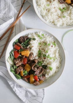 Whole 30 Beef Stir Fry in the Slow Cooker