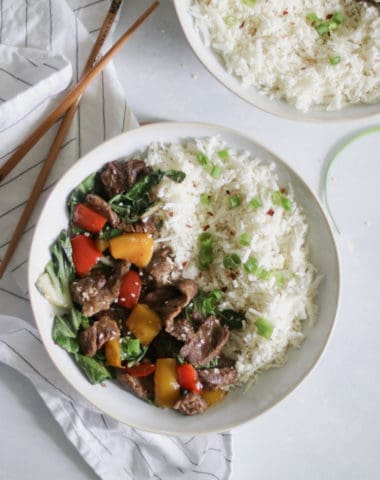 Whole 30 Beef Stir Fry in the Slow Cooker