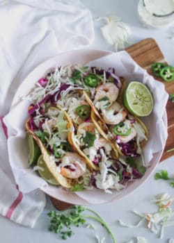 chili lime cilantro shrimp tacos