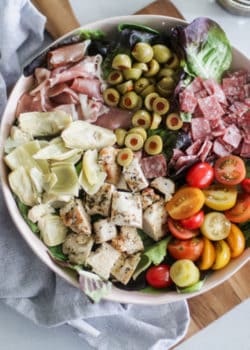 Chopped Chicken Antipasto Salad