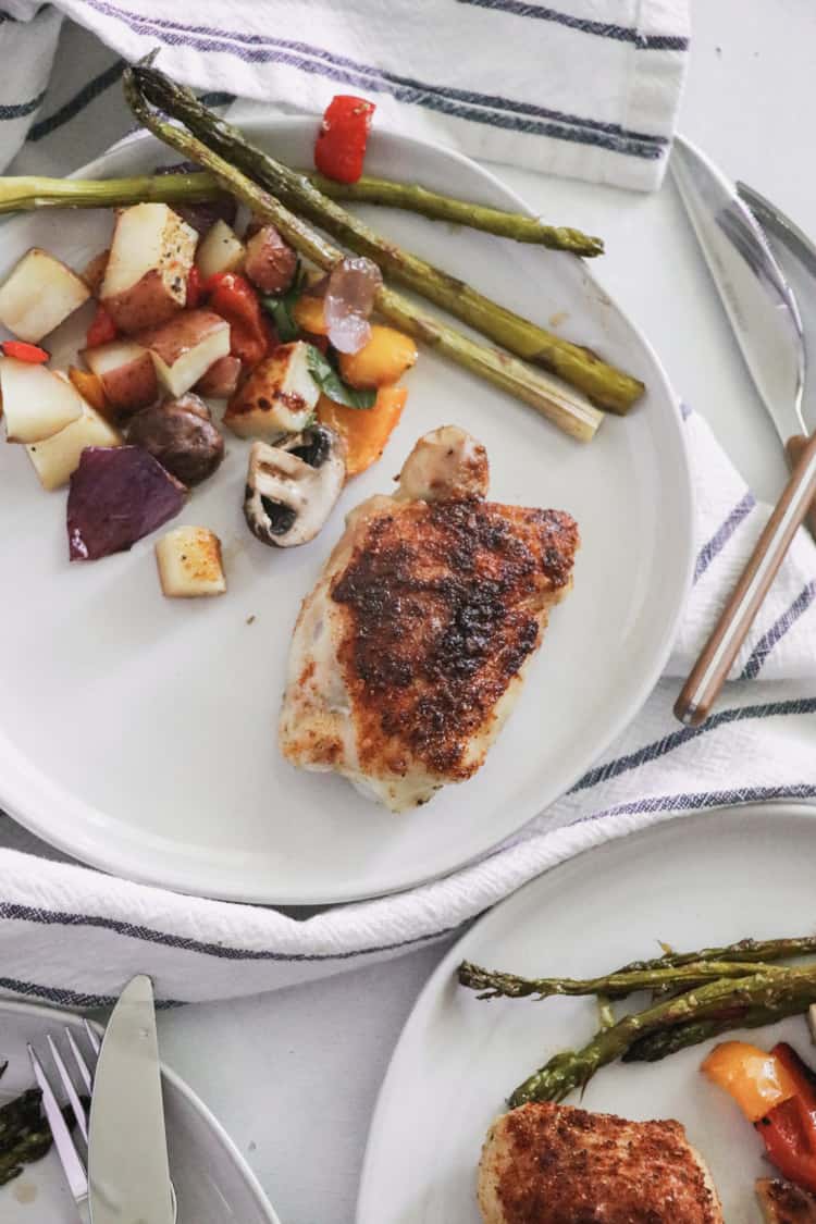 Roasted Paprika Chicken Sheet Pan Dinner