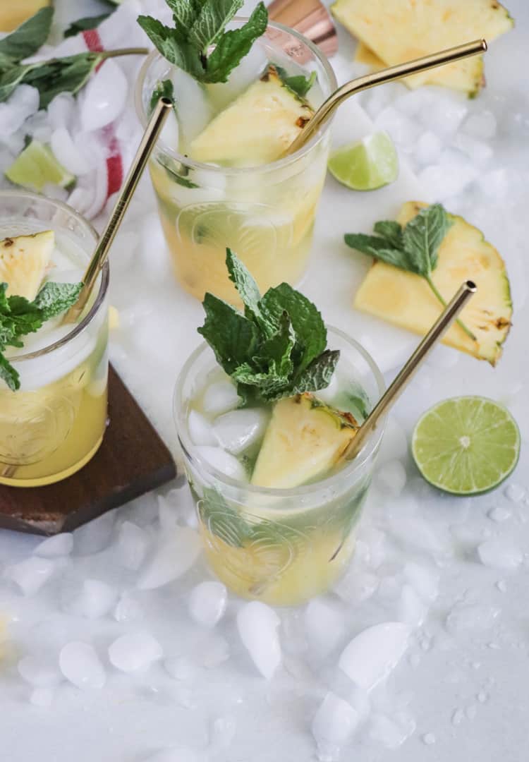 Sparkling Pineapple Mojito