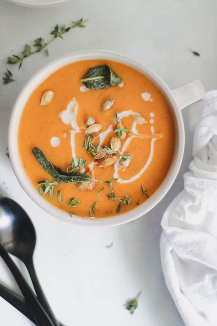 Butternut Squash Soup [whole 30, paleo]