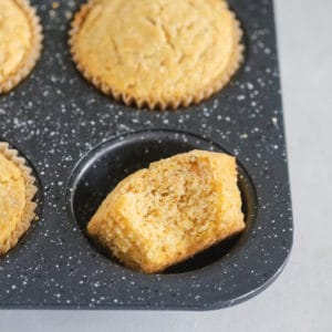 einkorn cornbread muffins