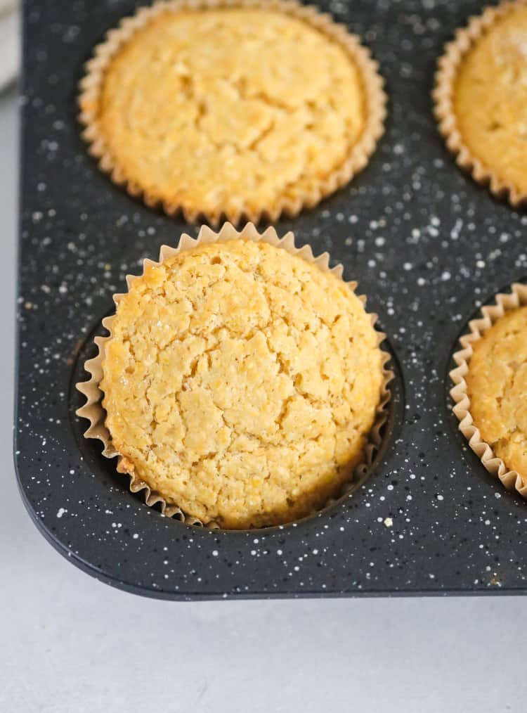 einkorn cornbread muffins