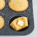einkorn cornbread muffins